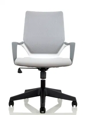 Sedia da ufficio girevole ergonomica con cuscino in tessuto regolabile per mobili da ufficio