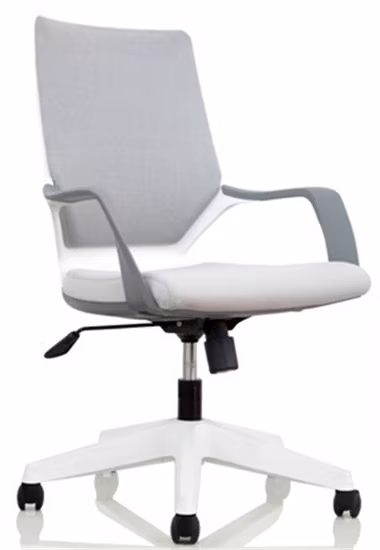 Sedia da ufficio girevole ergonomica con cuscino in tessuto regolabile per mobili da ufficio