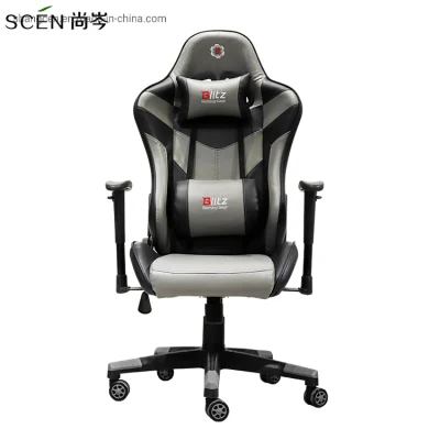 Sedia da corsa da gioco in pelle PU Sedia da gioco da corsa direzionale girevole comoda ed ergonomica con supporto lombare